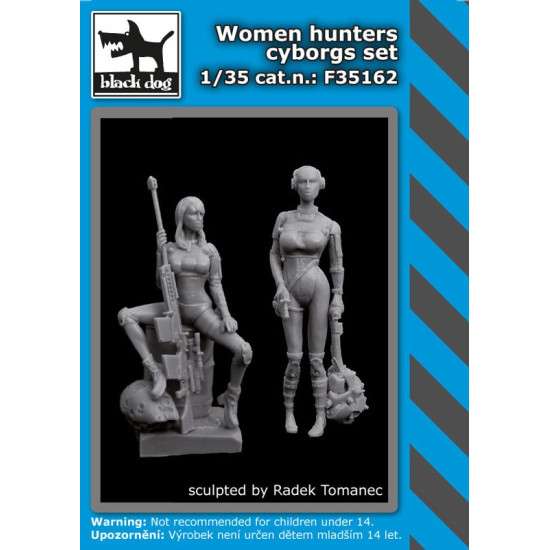 Black Dog F35162 1/35 Woman hunters cyborgs set Black Dog F35162 1/35 Woman hunters cyborgs set