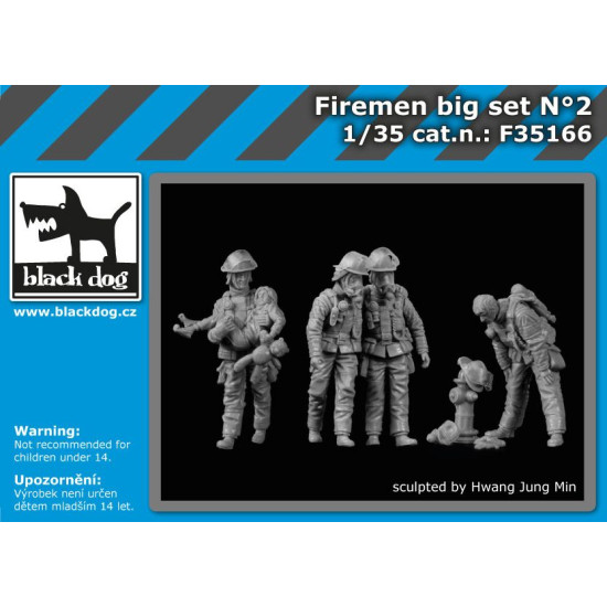 Black Dog F35166 1/35 Firemen big set #2 Black Dog F35166 1/35 Firemen big set #2