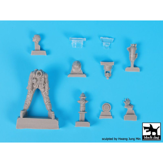 Black Dog F35166 1/35 Firemen big set #2 Black Dog F35166 1/35 Firemen big set #2