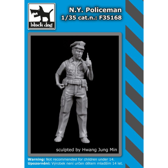 Black Dog F35168 1/35 N.Y. Policeman