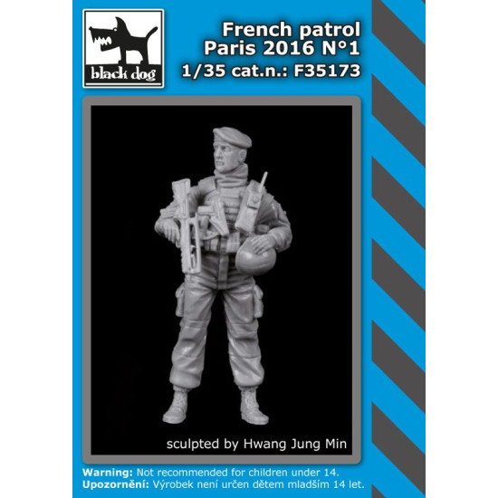 Black Dog F35173 1/35 French patrol Paris 2016 #1 Black Dog F35173 1/35 French patrol Paris 2016 #1