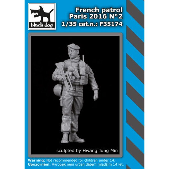 Black Dog F35174 1/35 French patrol Paris 2016 #2