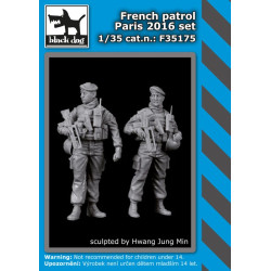 Black Dog F35175 1/35 French patrol Paris 2016 SET