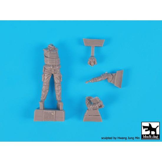 Black Dog F35178 1/35 French modern tank crew set