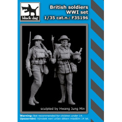 Black Dog F35196 1/35 British soldiers WWI set