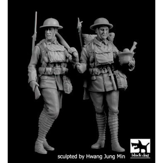 Black Dog F35196 1/35 British soldiers WWI set