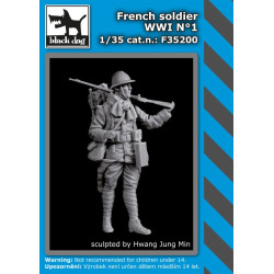 Black Dog F35200 1/35 French soldier WWI #1