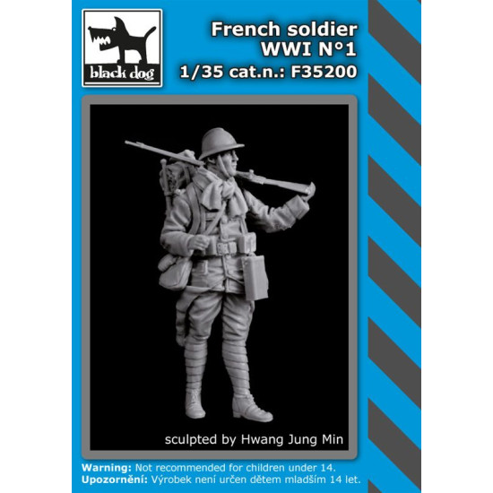Black Dog F35200 1/35 French soldier WWI #1