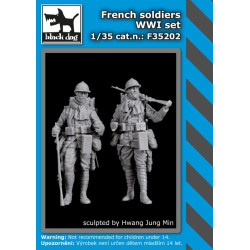 Black Dog F35202 1/35 French soldiers WWI set