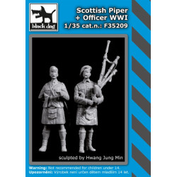 Black Dog F35209 1/35 Scottish piper+officer WW I