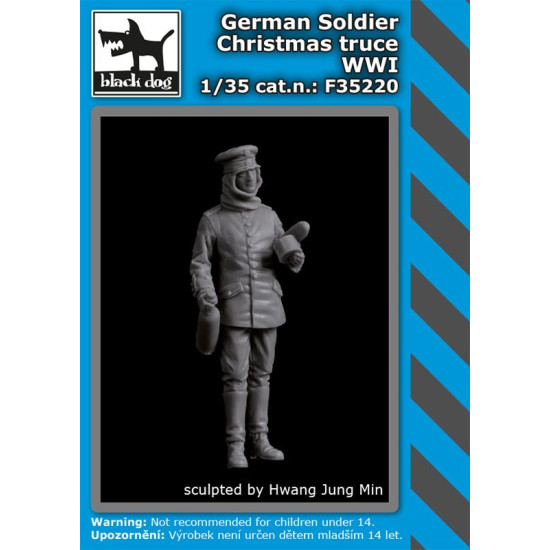 Black Dog F35220 1/35 German soldier Christmas truce WW I