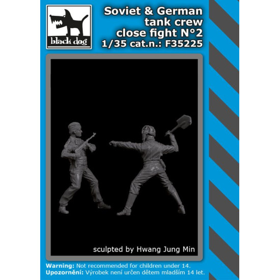 Black Dog F35225 1/35 Soviet + German tank crew close fight #2