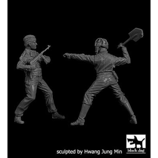 Black Dog F35225 1/35 Soviet + German tank crew close fight #2