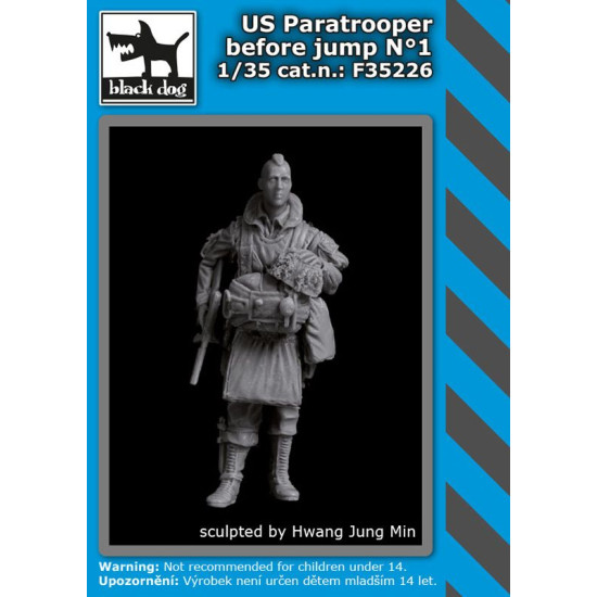 Black Dog F35226 1/35 US paratrooper before jump #1