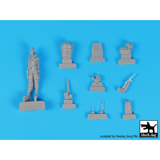 Black Dog F35226 1/35 US paratrooper before jump #1