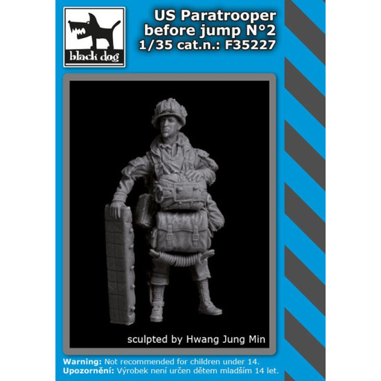 Black Dog F35227 1/35 US paratrooper before jump #2
