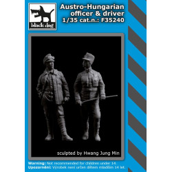 Black Dog F35240 1/35 Austro - Hungarian officer & driver