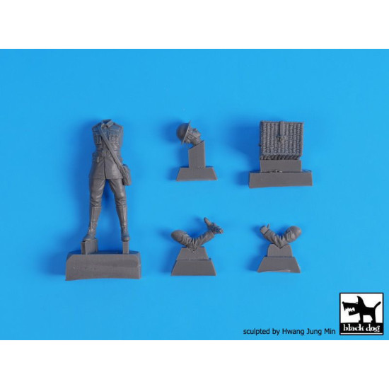 Black Dog F35247 1/35 British soldier with pigeon #1