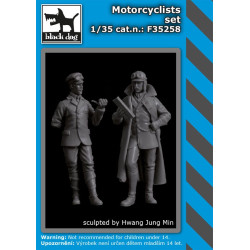 Black Dog F35258 1/35 Motorcyclists set