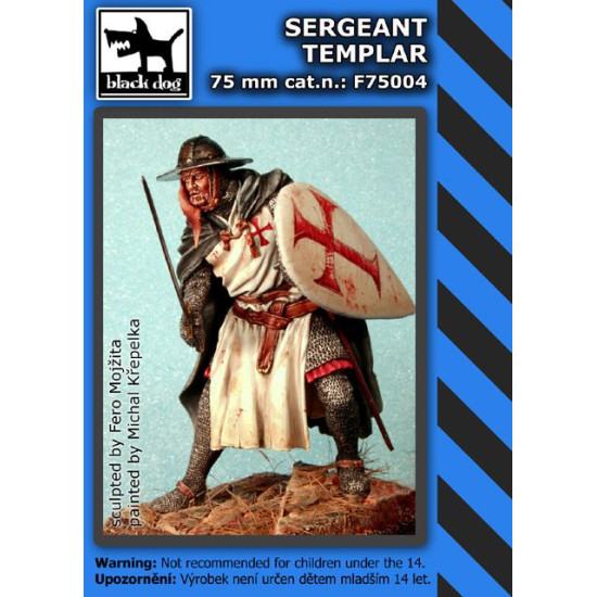 Black Dog F75004 75mm Sergeant templar