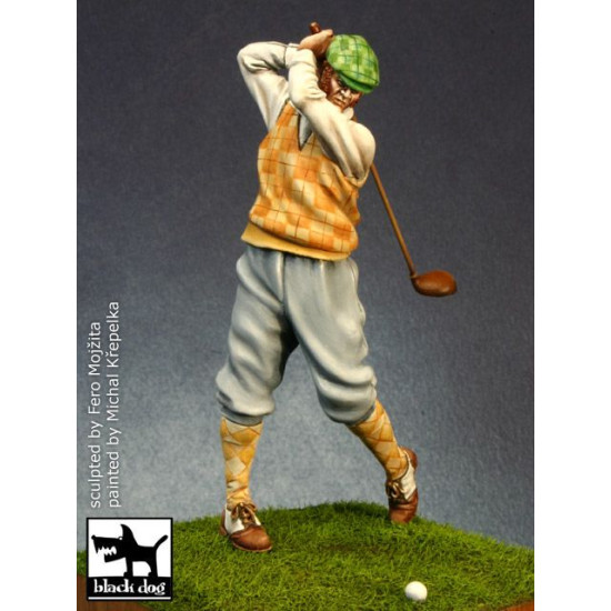 Black Dog F75006 75mm Golfer
