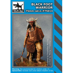 Black Dog F75014 75mm Black foot warrior