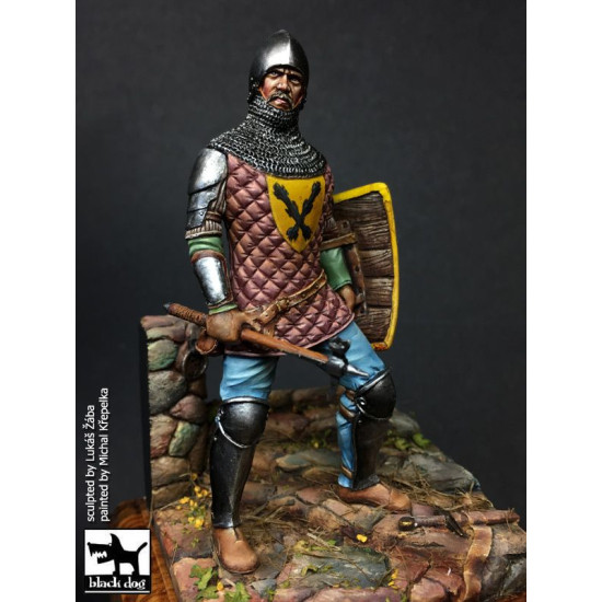 Black Dog F75019 75mm Medieval Knight 15Th Century