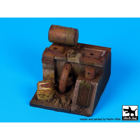 Black Dog FD010 Post apocalyptic chemical factory fantasy base