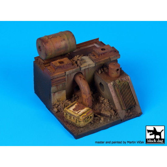 Black Dog FD010 Post apocalyptic chemical factory fantasy base