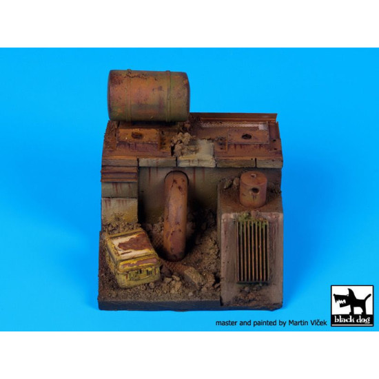 Black Dog FD010 Post apocalyptic chemical factory fantasy base