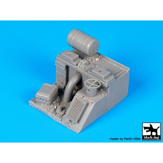 Black Dog FD010 Post apocalyptic chemical factory fantasy base