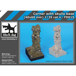 Black Dog FD015 Corner with skulls base