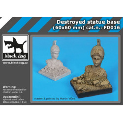 Black Dog FD016 Destroyed statue base