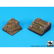Black Dog Fd019 Stairs With Skulls For 54 Mm Or 1/35 Figures Black Dog Fd019 Stairs With Skulls For 54 Mm Or 1/35 Figures