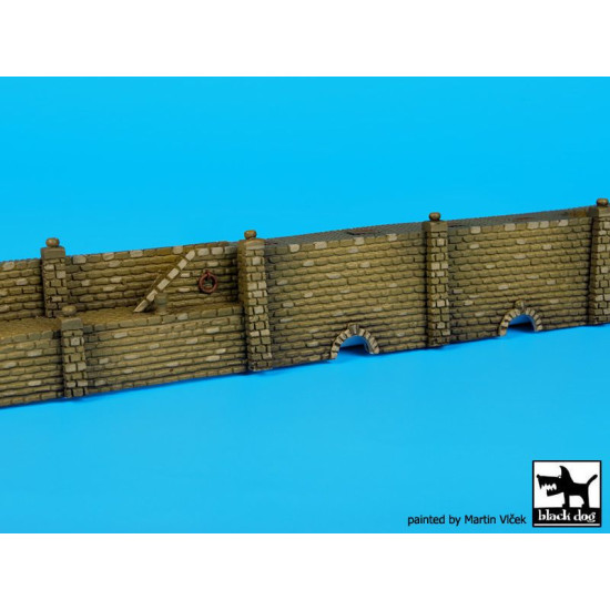 Black Dog S350002 1/350 Seafront accessories set