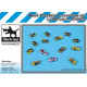 Black Dog S700005 1/700 Deck tractors accessories set