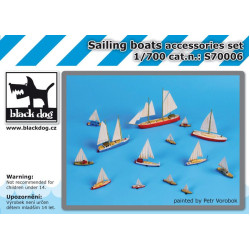 Black Dog S700006 1/700 Sailing boats