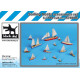 Black Dog S700006 1/700 Sailing boats