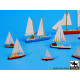 Black Dog S700006 1/700 Sailing boats