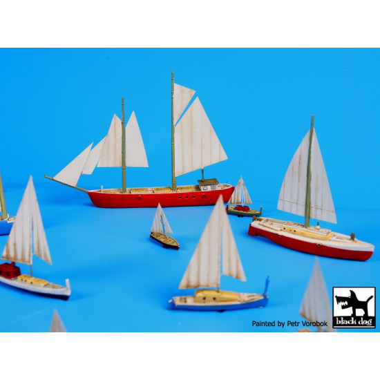 Black Dog S700006 1/700 Sailing boats