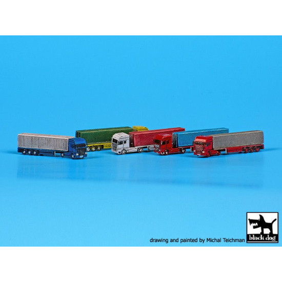 Black Dog S70008 1/700 Trucks and trailers