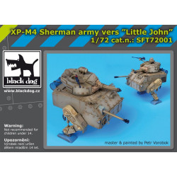 Black Dog SFT72001 XP-M4 Sherman army vers Little John