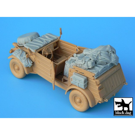 Black Dog T35002 1/35 Kubelwagen type 82 for Tamiya kit, 15 resin parts