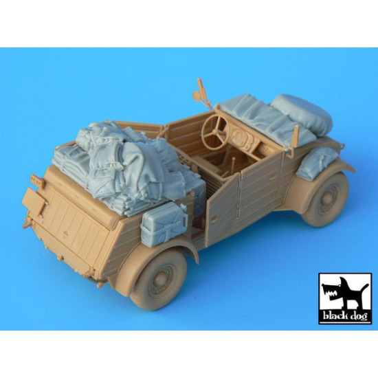 Black Dog T35002 1/35 Kubelwagen type 82 for Tamiya kit, 15 resin parts