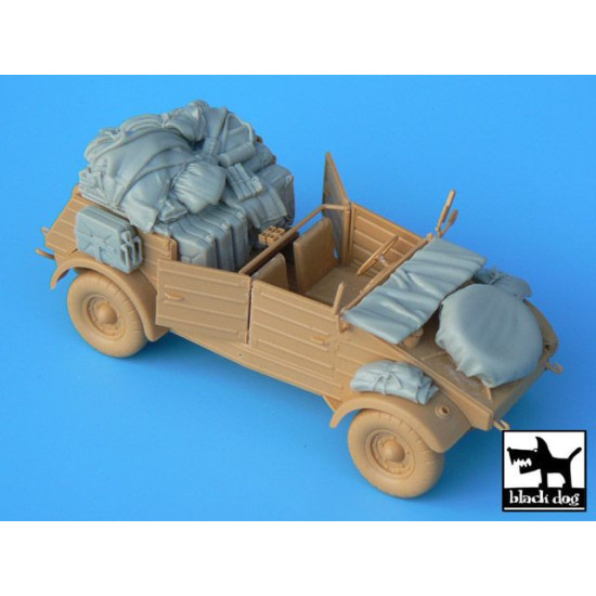 Black Dog T35002 1/35 Kubelwagen type 82 for Tamiya kit, 15 resin parts