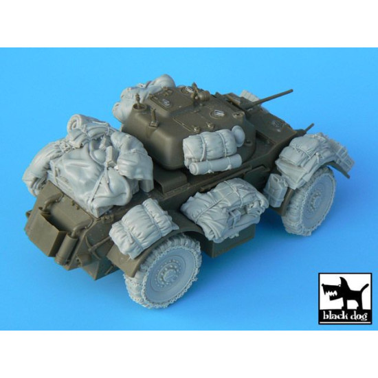 Black Dog T35006 1/35 Staghound Big accessories set for Bronco kit, 23 resin parts