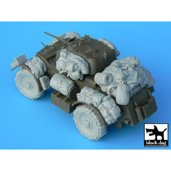 Black Dog T35006 1/35 Staghound Big accessories set for Bronco kit, 23 resin parts