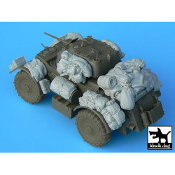 Black Dog T35007 1/35 Staghound accessories set for Bronco kit, 19 resin parts