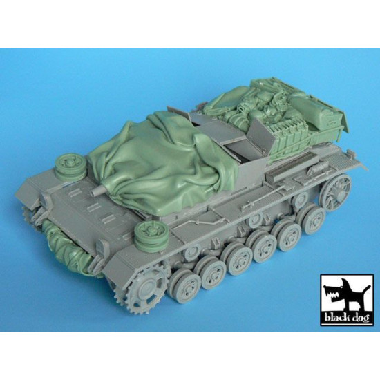 Black Dog T35009 1/35 Stug III C/D accessories set for Dragon