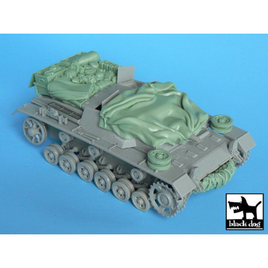 Black Dog T35009 1/35 Stug III C/D accessories set for Dragon